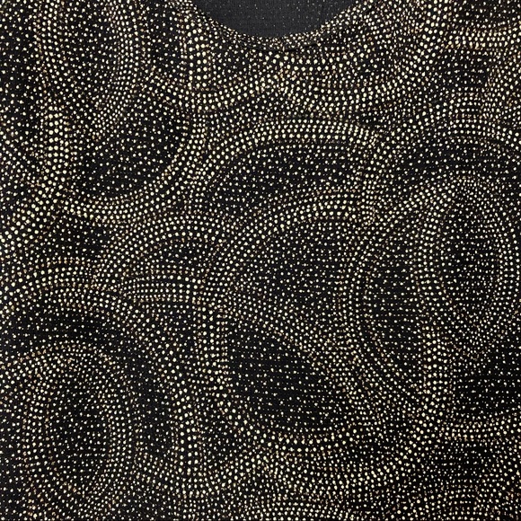 LuLaRoe Women’s M Medium Glitter Sparkle Short Sleeve Tee Top Hi Low Hem Tunic - Picture 4 of 7